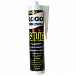 Σιλικόνη Διάφανη  Professional LOGO Silic Φύσιγγα 300ml