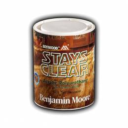 Benjamin Moore 422  Stays Clear Γυαλιστερό διάφανο βερνίκι νερού ακρυλικής πολυουρεθάνης 2,5lit