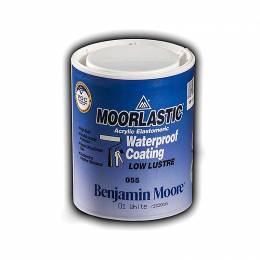 Benjamin Moore 055 Moorlastic 100% Αδιάβροχο Ακρυλικό Ελαστομερές Μονωτικό Λευκό 10lit