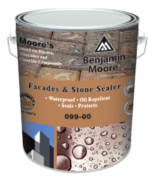 Benjamin Moore 099 Facades & Stone Sealer Σιλικονούχο Aδιαβροχοποιητικό Εμποτισμού, Καθέτων & Οριζοντίων Επιφανειών 5lt