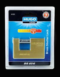 Λουκέτο τάκου Hugo Ultra BR 85G ορειχάλκινο με 3 κλειδιά ασφαλείας 60053