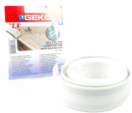 Αυτοκόλλητη Ταινία Σφράγισης Ειδών Υγιεινής GEKO SANY 2,4mx40mm Λευκή