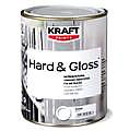 Kraft Βερνικόχρωμα Hard Gloss Γυαλιστερό 180ml Ασημί