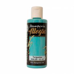 Χρώμα  Ακρυλικό  Allegro 60ml  Turquoise - Kal25