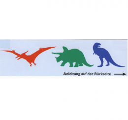Στένσιλ Τεχνοτροπίας δεινόσαυροι 35Χ15cm