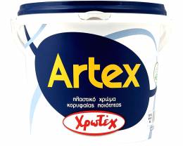 Artex πλαστικό χρώμα λευκό 0.75lt