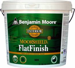 Benjamin Moore 505 MooreShield 100% Ακρυλικό Χρώμα Ματ Λευκό 3lit