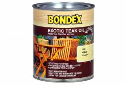 Λάδι Προστασίας Ξύλου BONDEX EXOTIC TEAK OIL Άχρωμο ματ 0,75L
