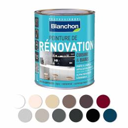 Χρώμα Για Πλακάκια Κουζίνας Και Μπάνιου Renovation Blanchon 0.5ltr Noir