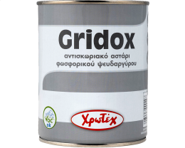 GRIDOX Αντισκωριακό Αστάρι Φωσφορικού Ψευδαργύρου Γκρι 0,75lt