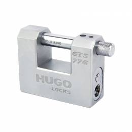 Ατσάλινο λουκέτο ασφαλείας HUGO GTS 77G με 3 κλειδιά ασφαλείας 60199