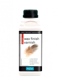 Βερνίκι νερού Wax Finish Varnish POLYVINE με κερί και χρώμα White σατινέ 500ml