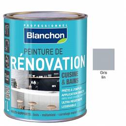 Χρώμα Για Πλακάκια Κουζίνας Και Μπάνιου Renovation Blanchon 0.5ltr Gris Lin