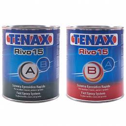 Εποξειδικός Στόκος Δύο Συστατικών (A:1ltr+B:1ltr) Rivo 15 Tenax