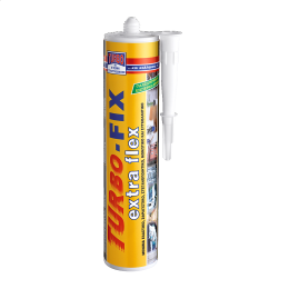 TURBO-FIX extra flex 290ml Ελαστικό Σφραγιστικό Στεγανοποιητικό Λεύκο