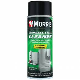 Σπρέι Καθαριστικό και Προστατευτικό Ανοξείδωτων Επιφανειών Stainless Steel Cleaner 400ml Morris  28593