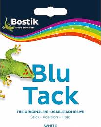 Αυτοκόλλητα Πλαστελίνης Blu Tack  White Bostik 50gr