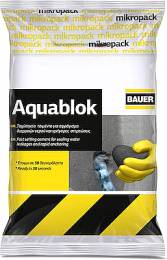 Bauer Aquablok Ταχύπηκτο Τσιμεντοκονίαμα για Σφράγιση Διαρροών Νερού (Γκρι) 1kg