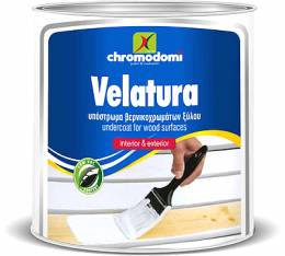 Βελατούρα - Αστάρι Ξύλου Λευκή Chromodomi 375ml