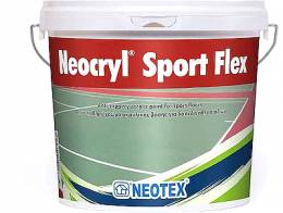 Αντιολισθητικό Χρώμα Ακρυλικής Βάσης για Δάπεδα Αθλοπαιδιών Neocryl Sport Flex Κεραμιδί 12kg
