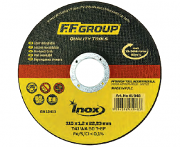 Δίσκος Κοπής Σιδήρου ΙΝΟΧ 115mm FF GROUP 41948 30Τεμ.